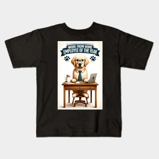 Work from Home Employee of the Year Kids T-Shirt